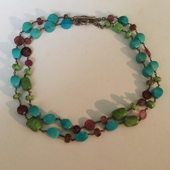 Jewelry Double Strand Beaded Necklace Poshmark